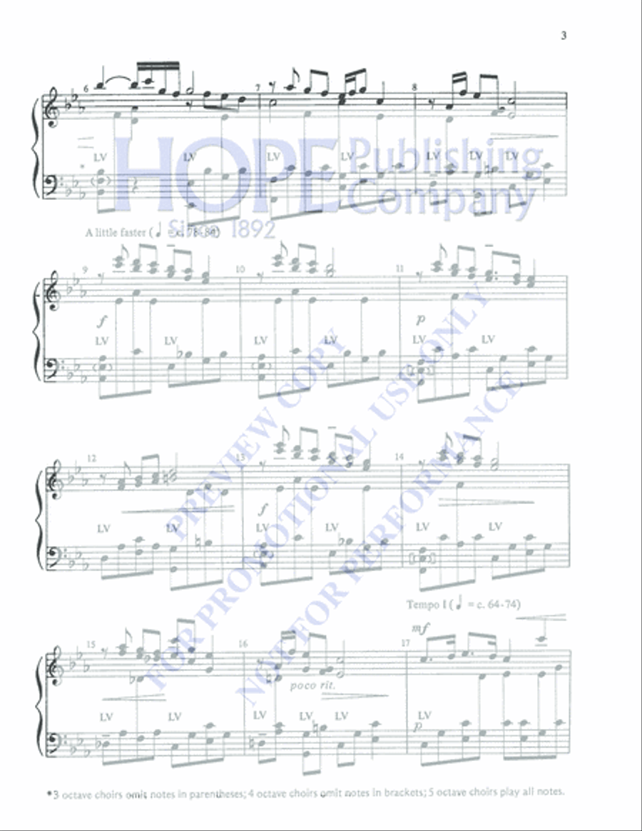 Nocturne No. 5 in C Minor 5-Octaves scores gallery preview page 3