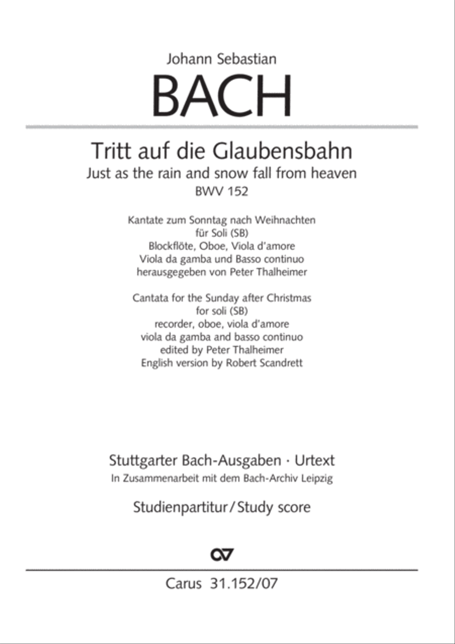 Walk on the path of faith (Tritt auf die Glaubensbahn) Orchestra scores gallery preview page 2