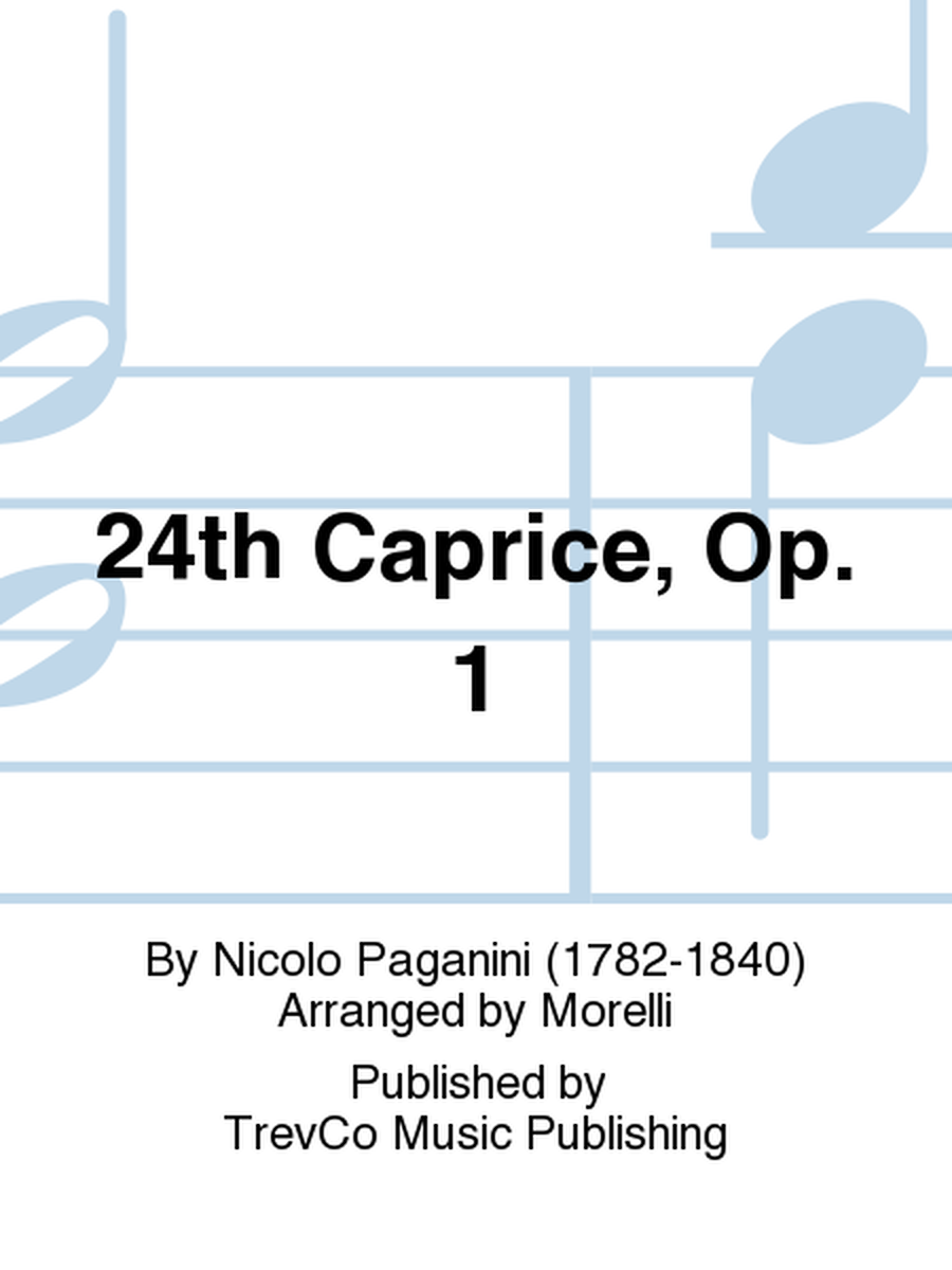 24th Caprice, Op. 1