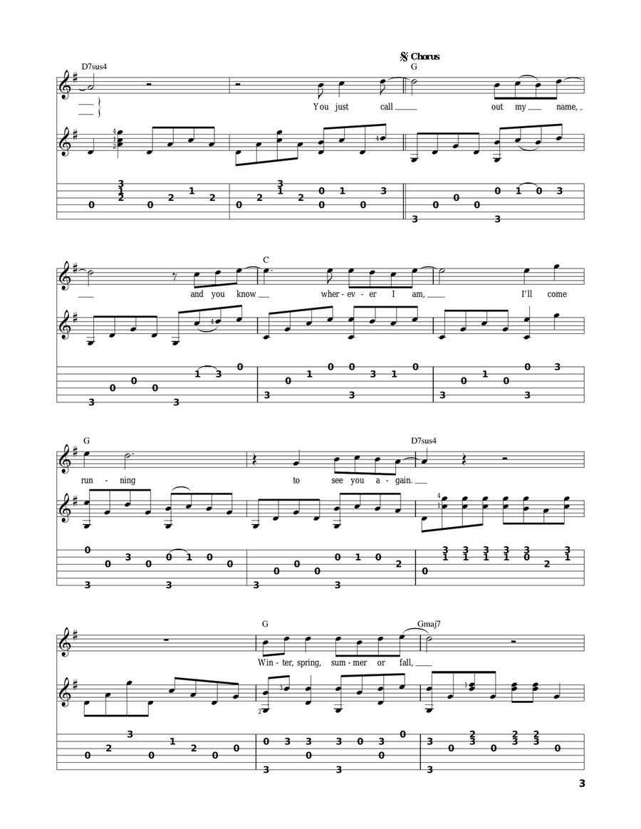 You've Got A Friend You've Got A Friend Acoustic Guitar scores gallery preview page 3