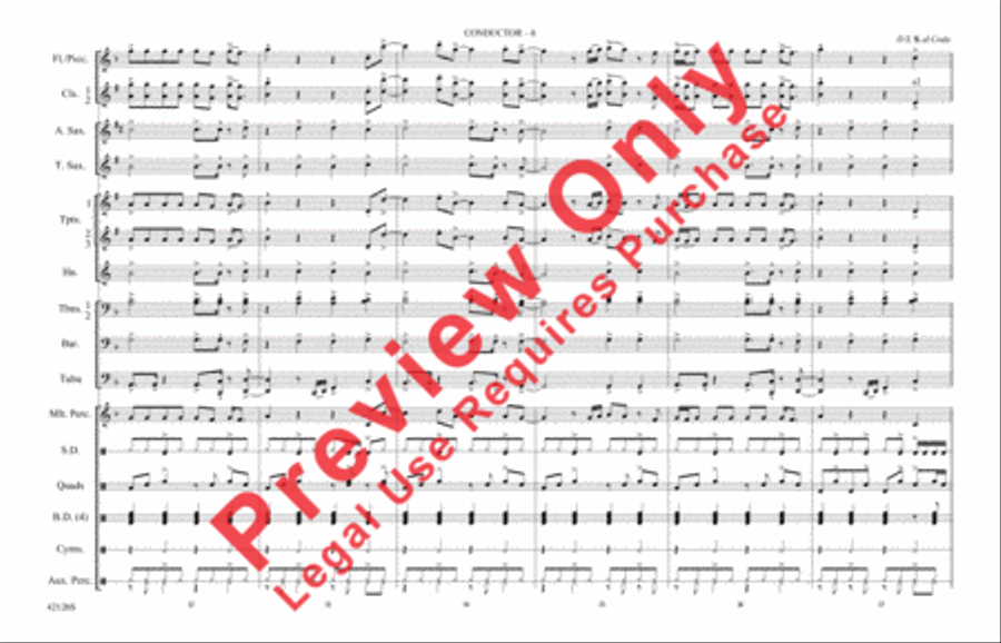 Treasure Marching Band scores gallery preview page 7