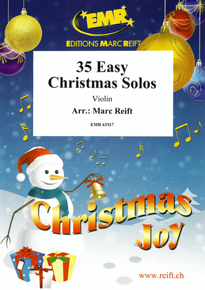 Book cover for 35 Easy Christmas Solos