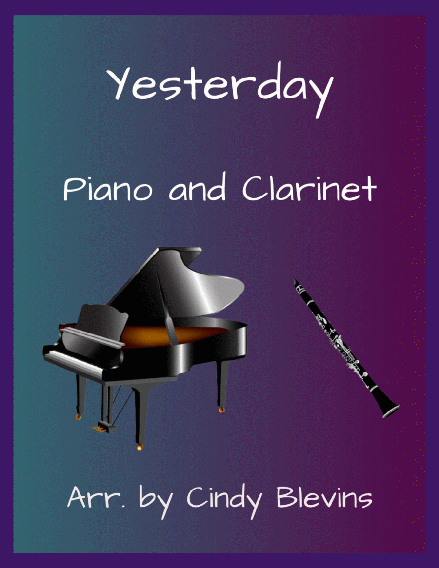 Yesterday B-Flat Clarinet scores gallery preview page 1