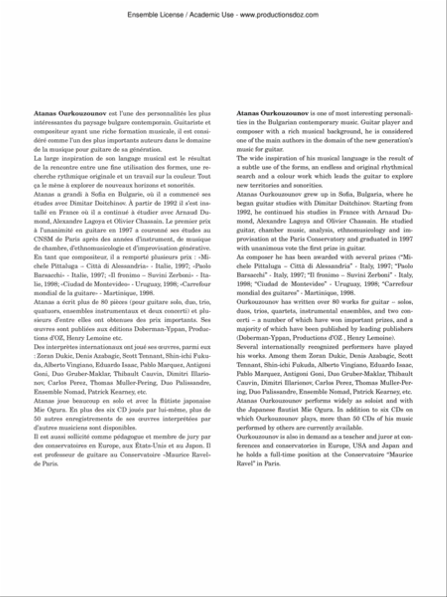 Chaconne Classical Guitar scores gallery preview page 2