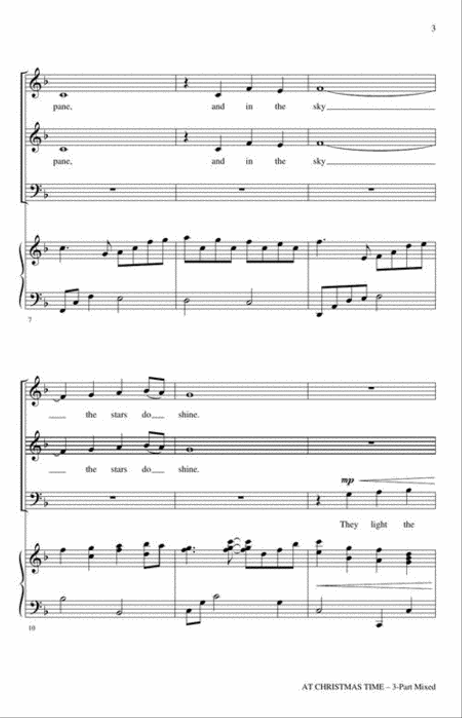 At Christmas Time At Christmas Time 3-Part scores gallery preview page 4