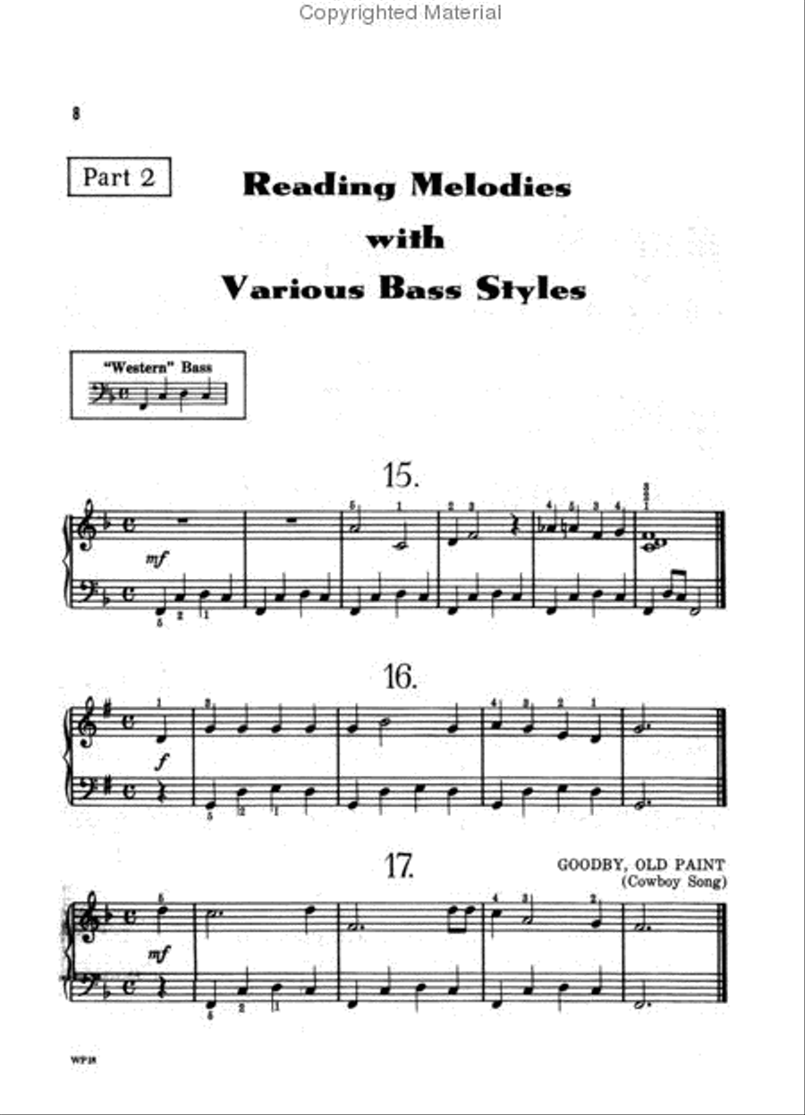 Sight Reading, Level 3 Sight Reading, Level 3 Piano Method scores gallery preview page 2