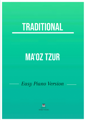 Book cover for Traditional - Ma'oz Tzur (Easy Piano Version)