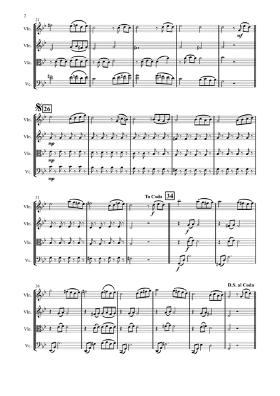 TANJUNG PUTERI String Quartet scores gallery preview page 2