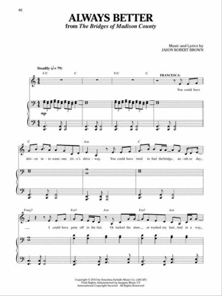Singer's Musical Theatre Anthology – Volume 6 Voice scores gallery preview page 10