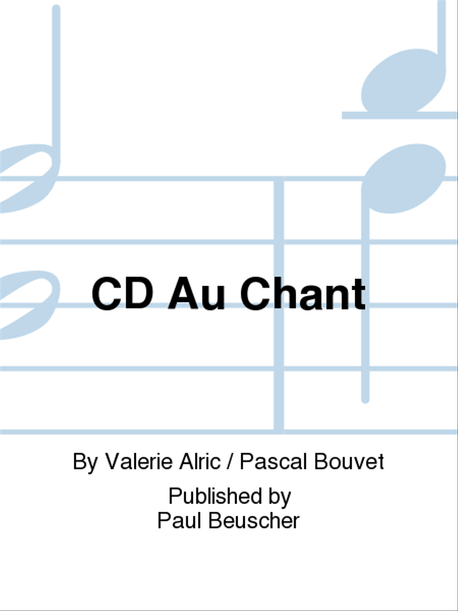 CD Au Chant CD scores gallery preview page 1
