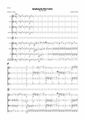 Haydn - Symphony No.78 in C minor, Hob.I:78