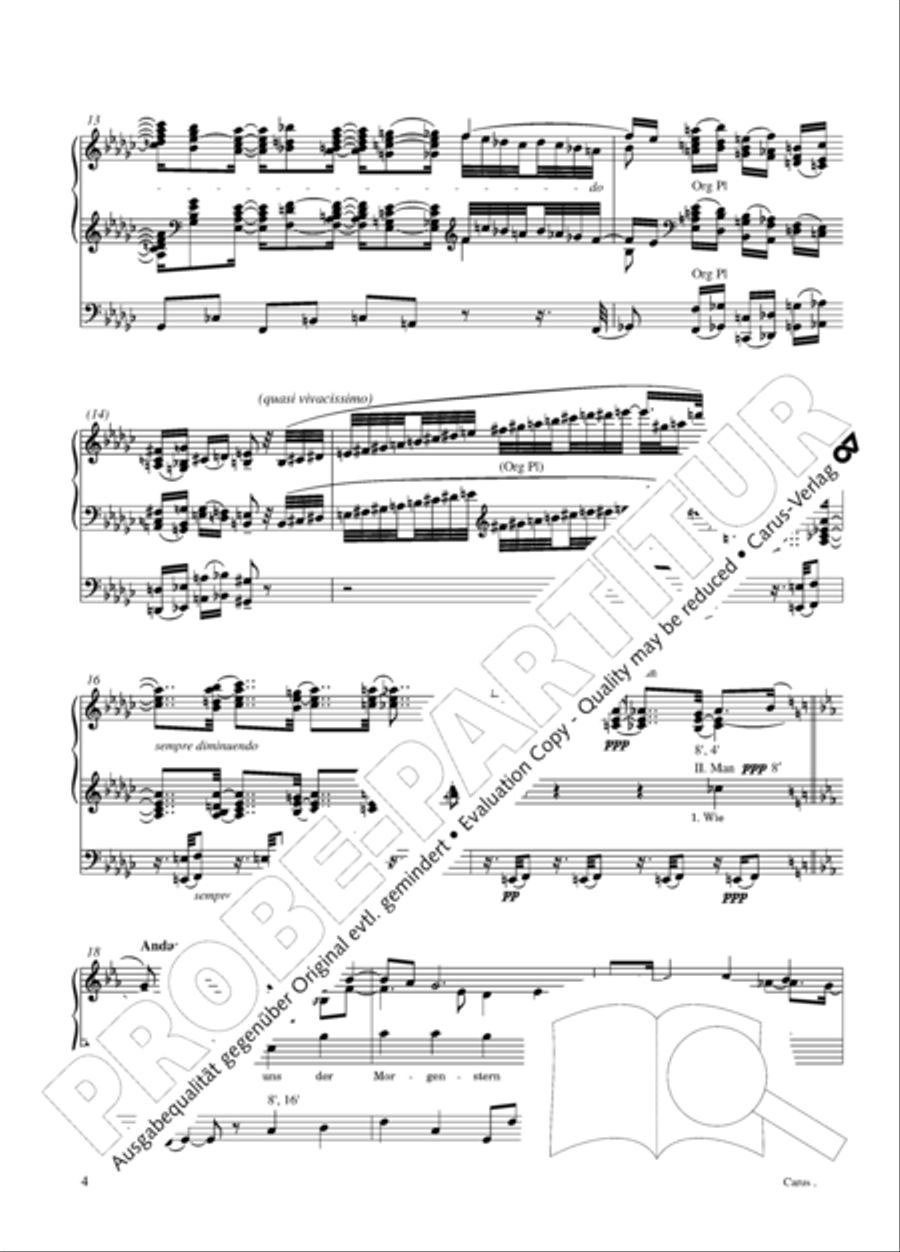 Choralphantasie Op. 40 Organ scores gallery preview page 5