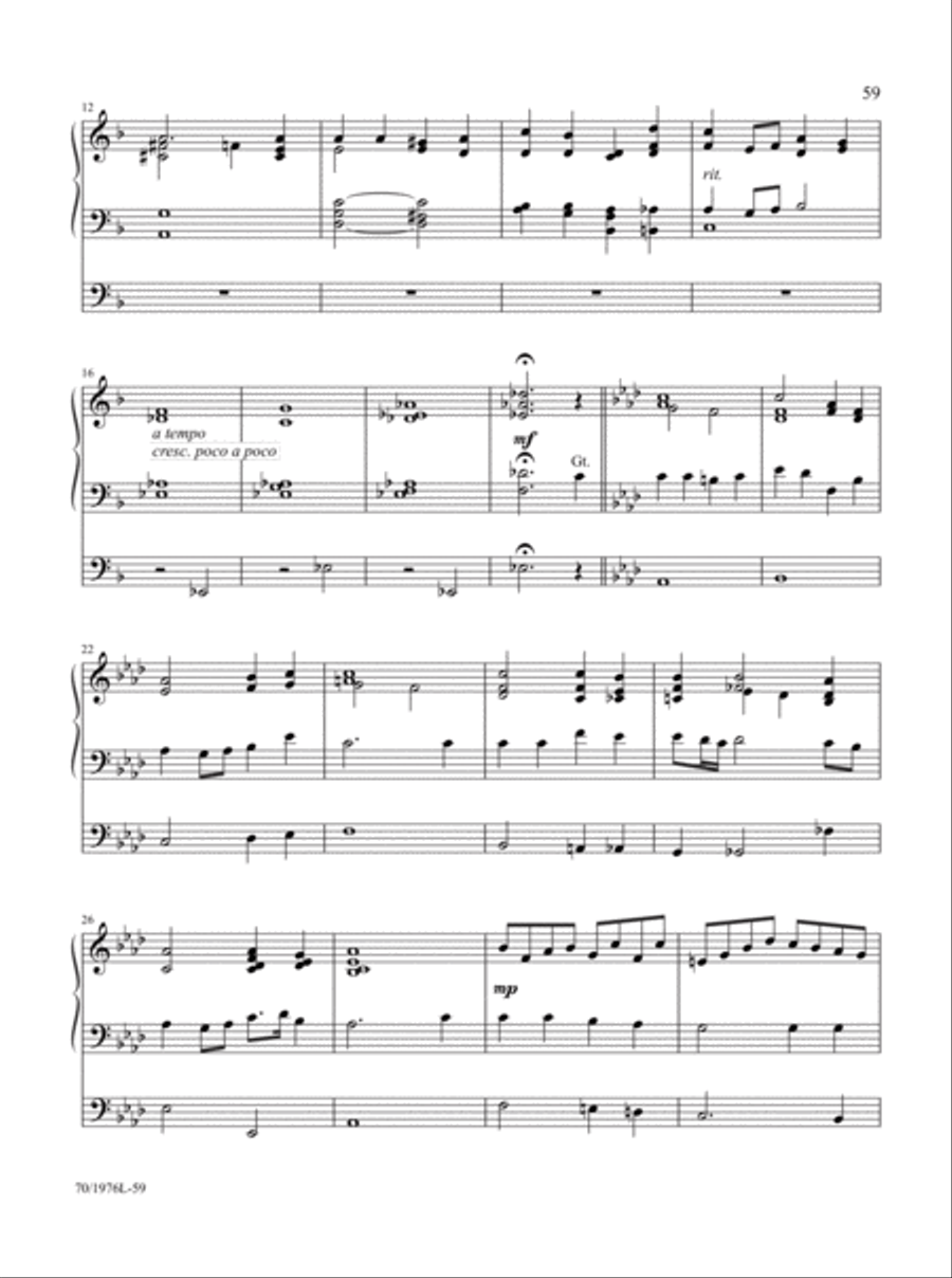 The Organist's Library, Vol. 60 Organ Solo scores gallery preview page 21