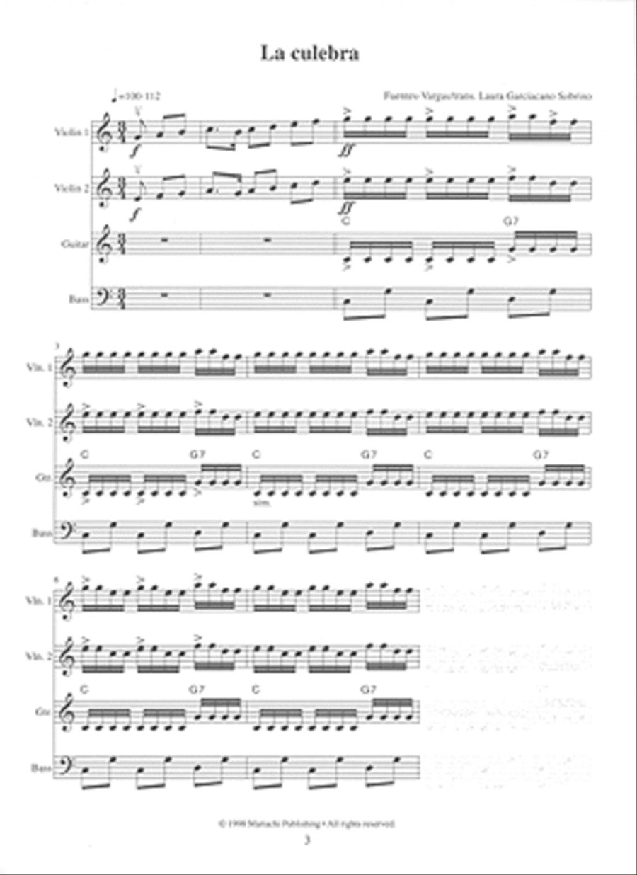 Mariachi Violin Transcriptions Violin Solo scores gallery preview page 4