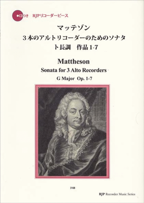 Sonata for 3 Alto Recorders G Major, Op. 1-7