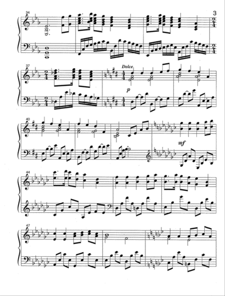 La Vita Bella (Life is Beautiful) Piano Solo scores gallery preview page 3