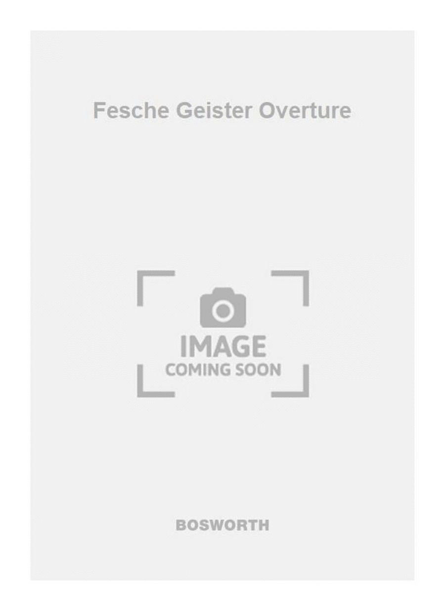 Fesche Geister Overture Orchestra scores gallery preview page 1