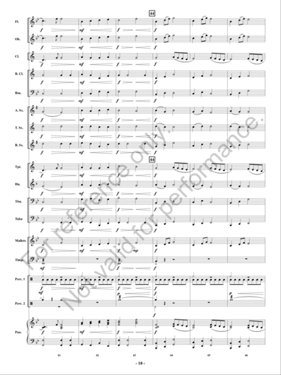 A Christmas Dream Concert Band scores gallery preview page 11