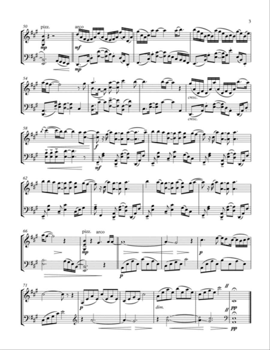 My Immortal String Duet scores gallery preview page 3