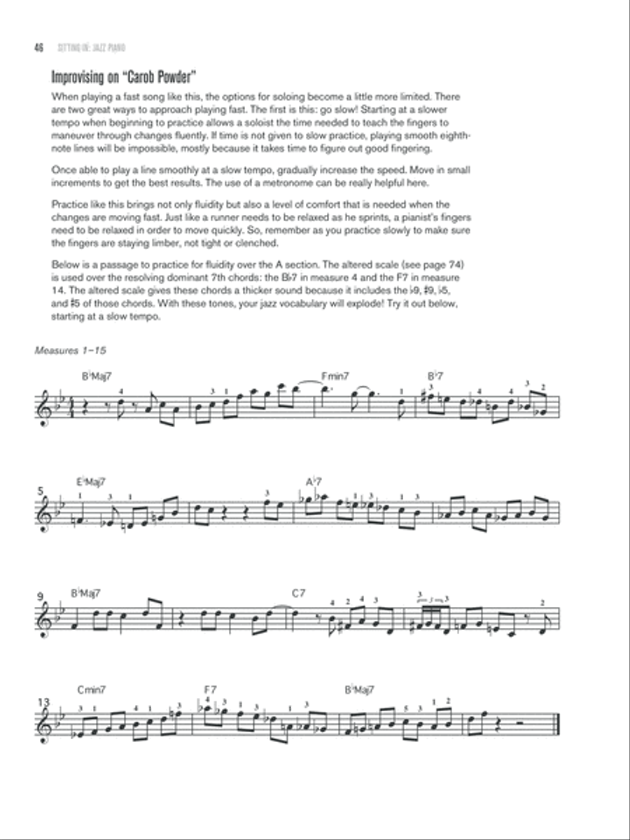 Sitting In -- Jazz Piano Piano Method scores gallery preview page 10