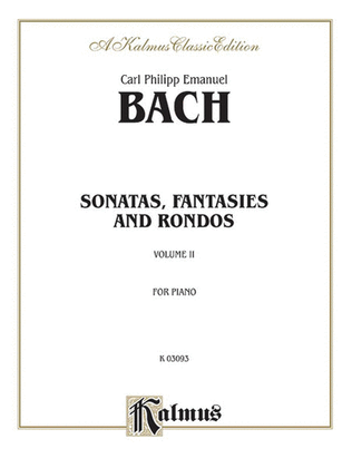 Book cover for Sonatas, Fantasias & Rondos, Volume 2