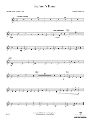 Seafarer's Hymn: (wp) B-flat Tuba T.C.