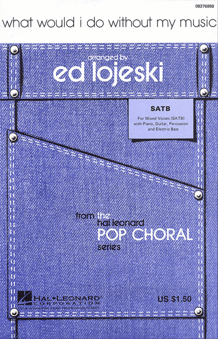 What Would I Do Without My Music 4-Part scores gallery preview page 1