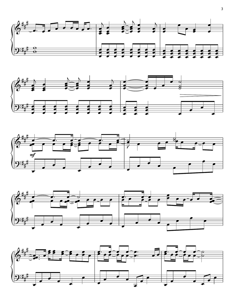East To West Piano Solo scores gallery preview page 3