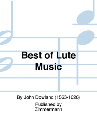 Book cover for Best of Lute Music