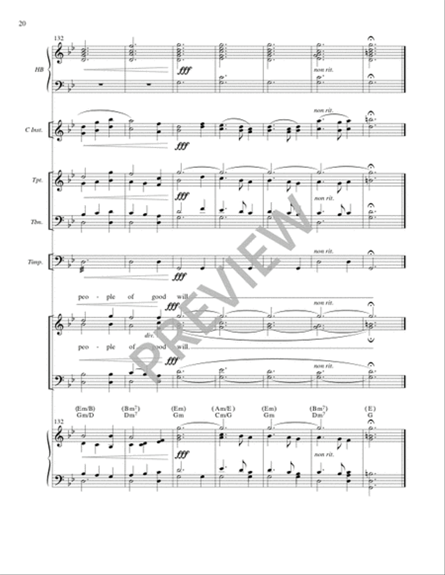 Mass of Creation (Full Score) 4-Part scores gallery preview page 21