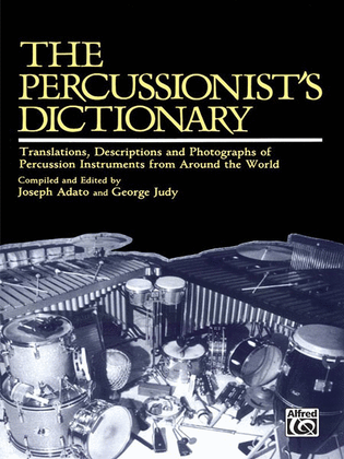 Book cover for The Percussionist's Dictionary