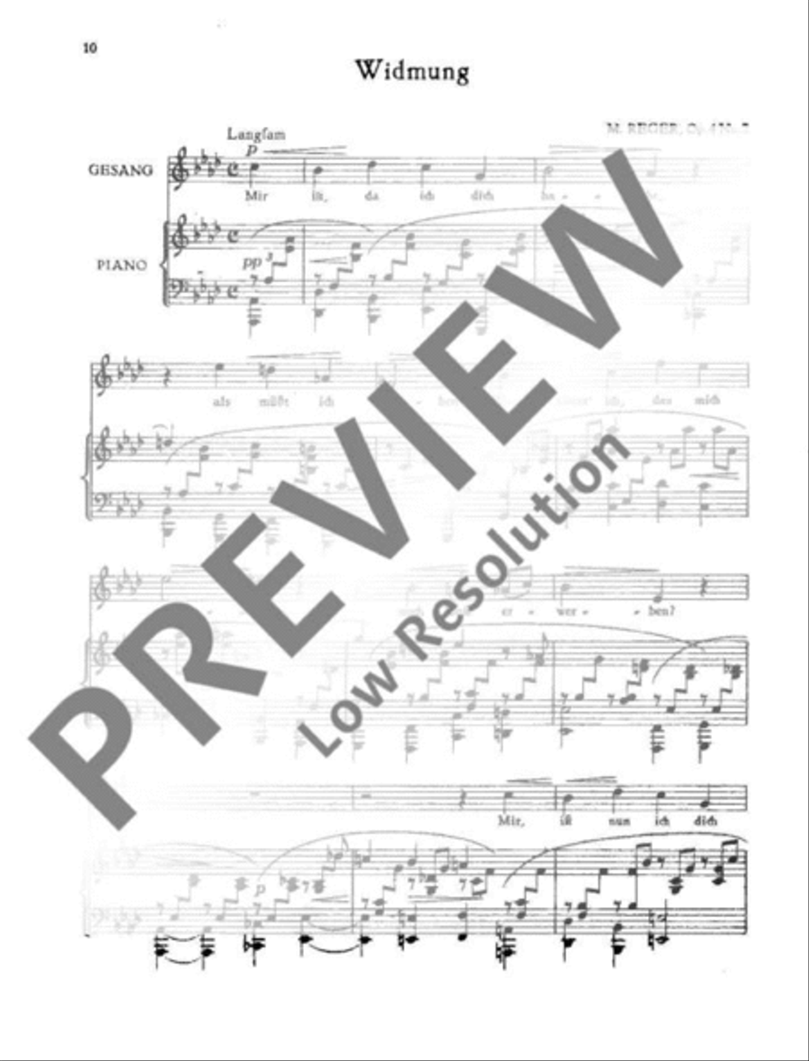 Lieder Medium Voice scores gallery preview page 11
