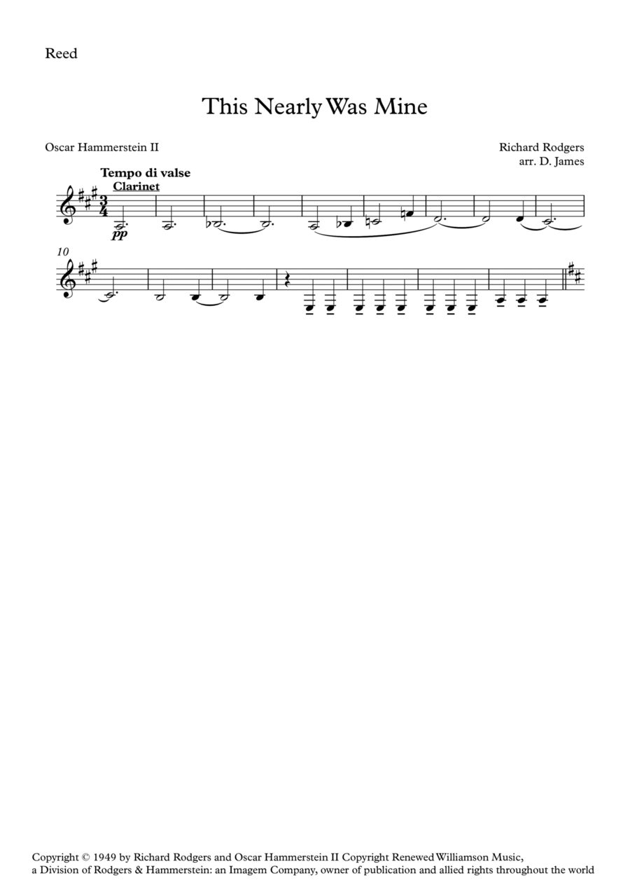 This Nearly Was Mine School and Community scores gallery preview page 1