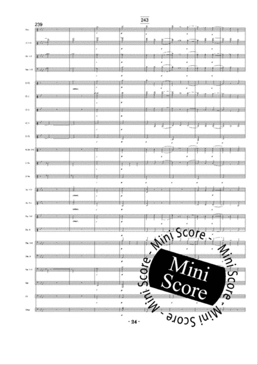 Egmont Concert Band scores gallery preview page 28