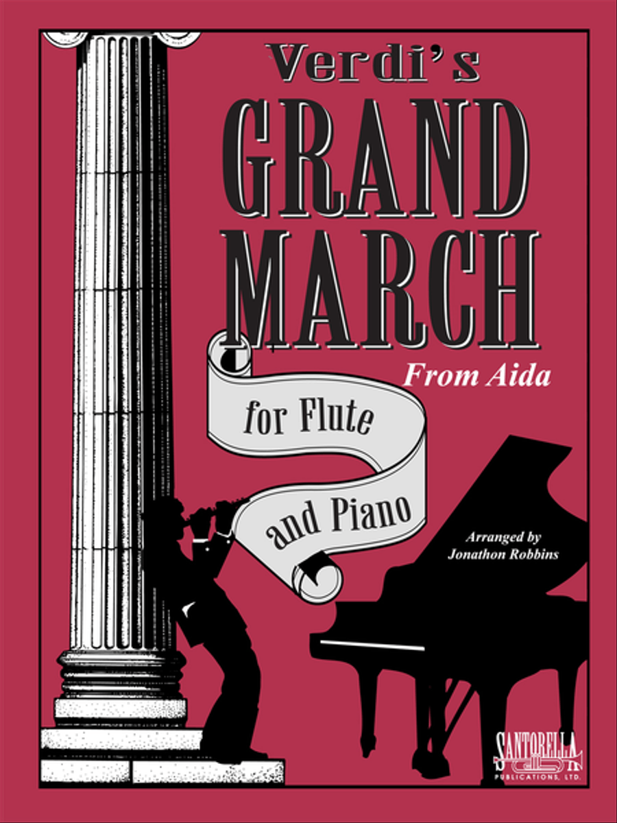 Grand March from Aida for Flute and Piano Flute Solo scores gallery preview page 1