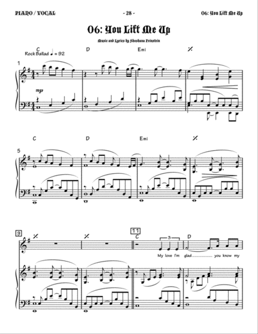 You Lift Me Up Small Ensemble scores gallery preview page 5
