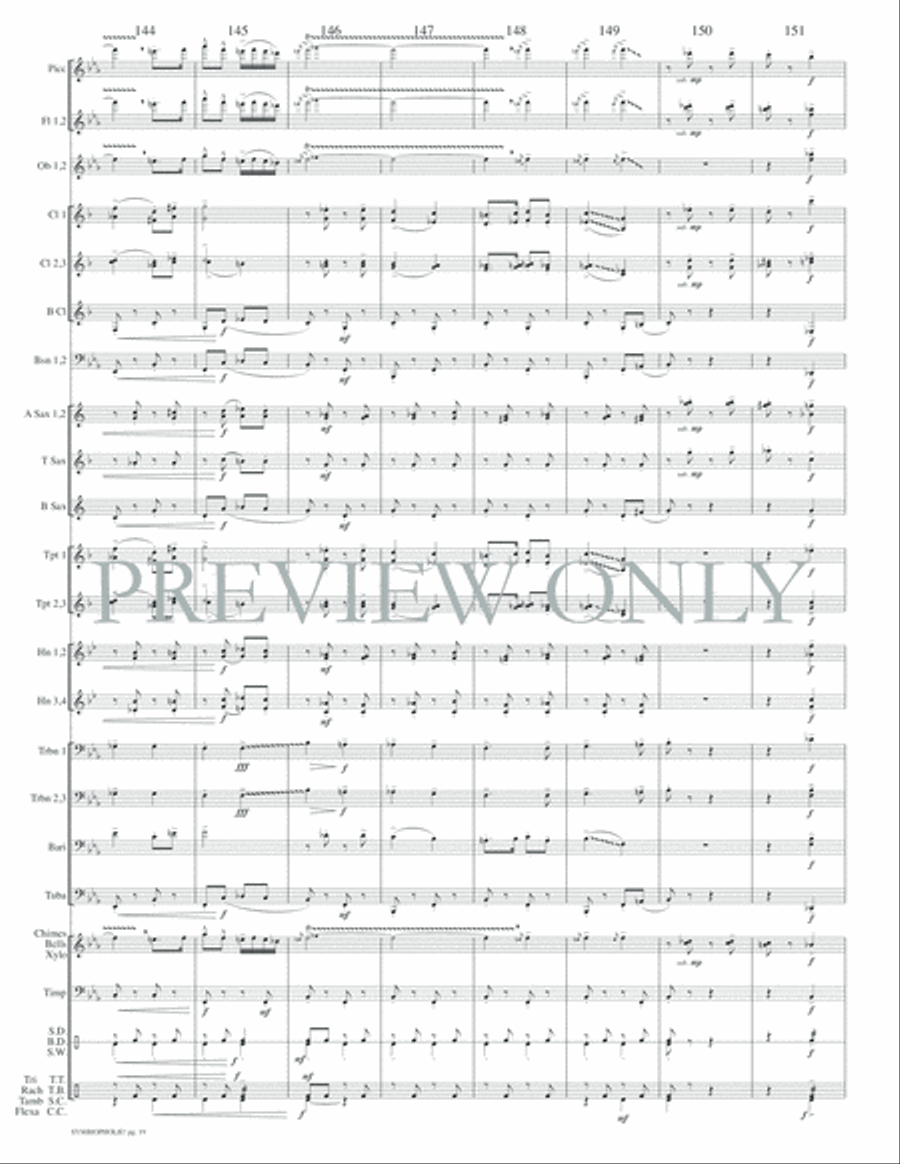 Symbiopholie! Concert Band scores gallery preview page 22