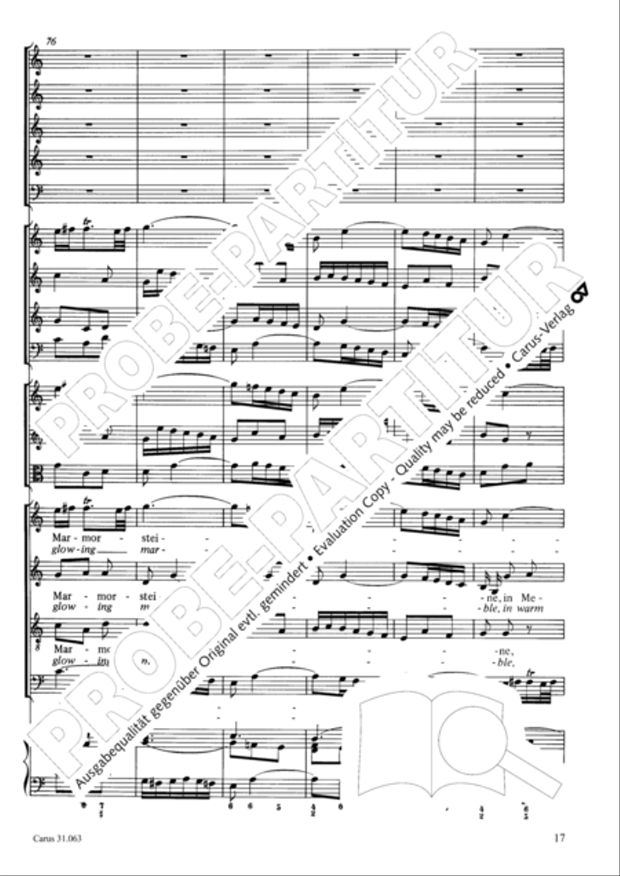 Christians, etch this blessed day (Christen, atzet diesen Tag) 4-Part scores gallery preview page 18