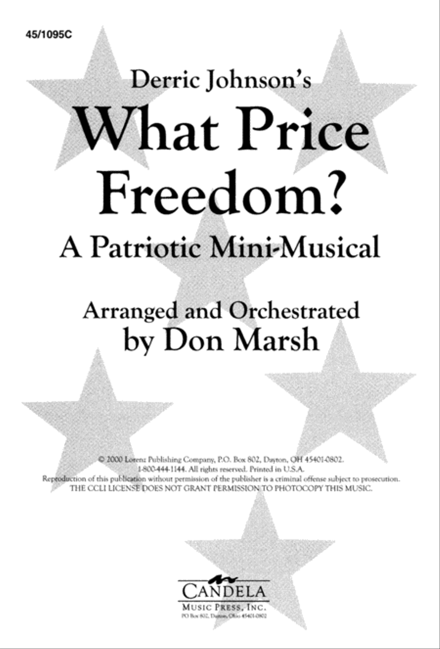 What Price Freedom? 4-Part scores gallery preview page 3