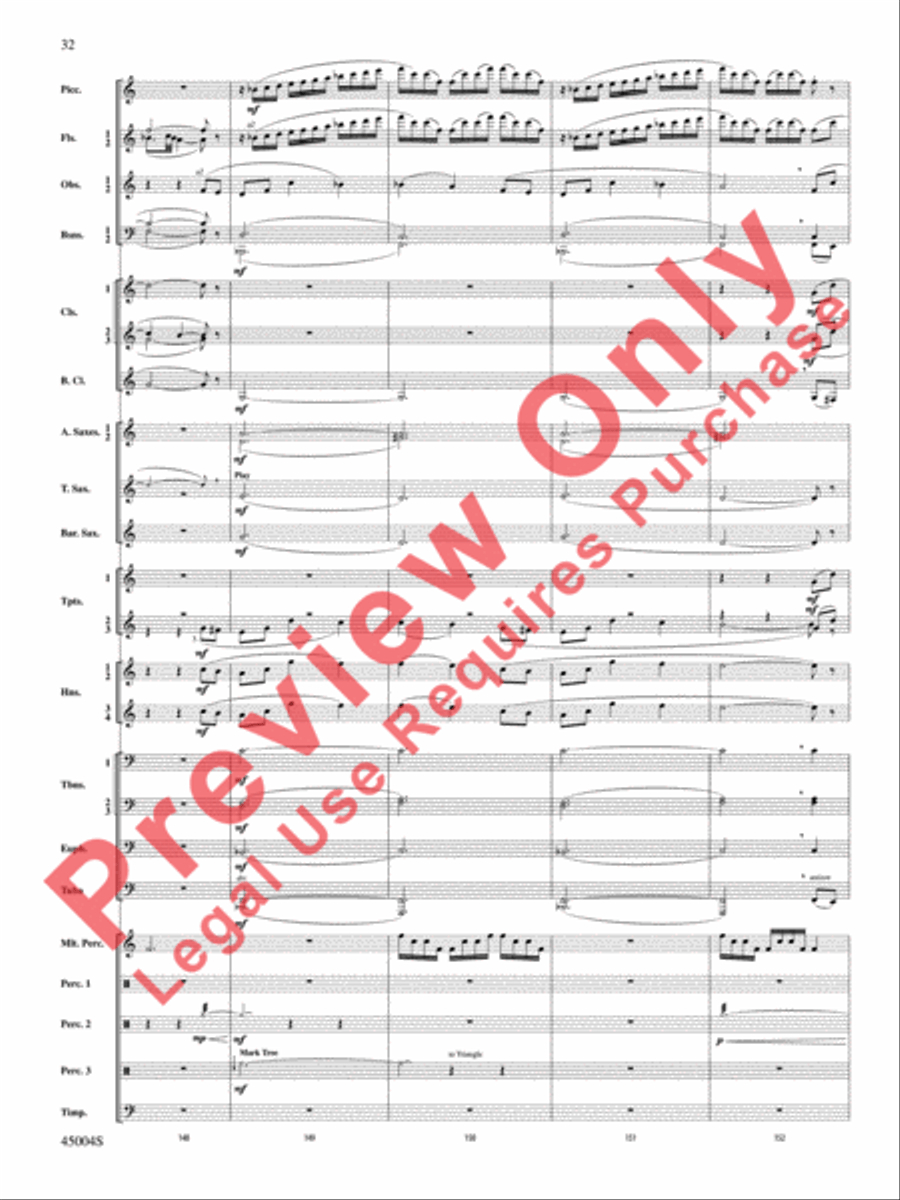 Red Rock Mountain Concert Band scores gallery preview page 33