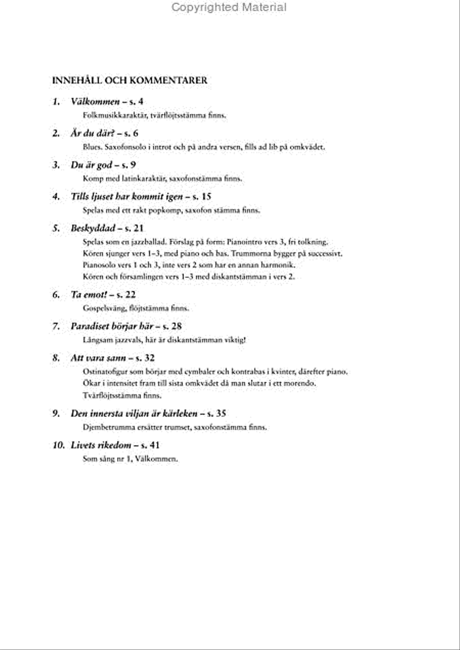 Den innersta viljan 4-Part scores gallery preview page 2