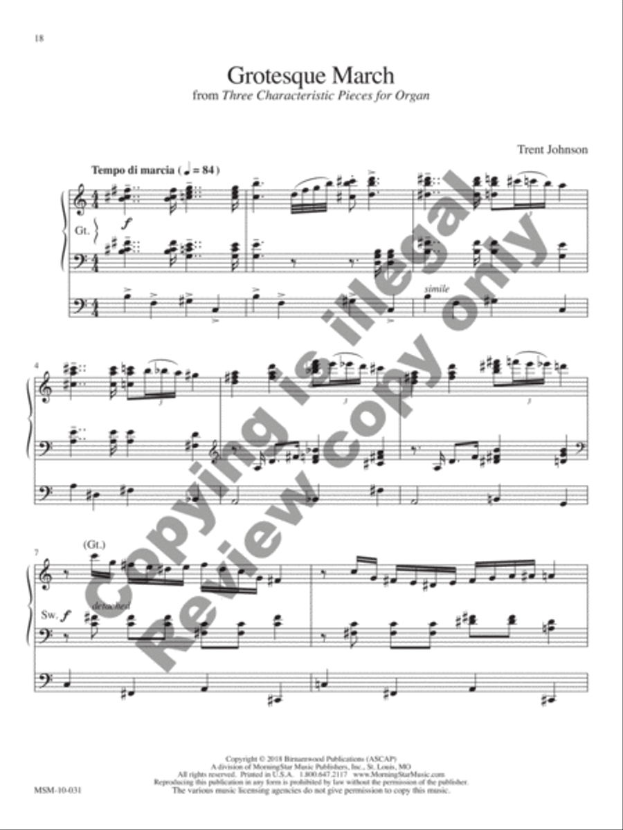 African-American Organ Music Anthology, Volume 8 Organ scores gallery preview page 7