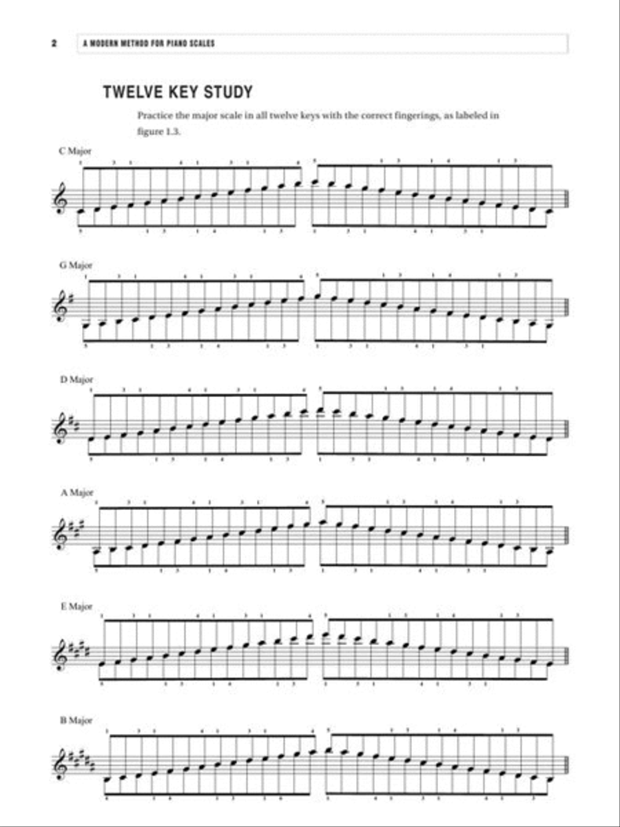 A Modern Method for Piano Scales Piano Method scores gallery preview page 5