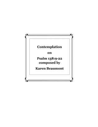 Book cover for Contemplation on Psalm 138