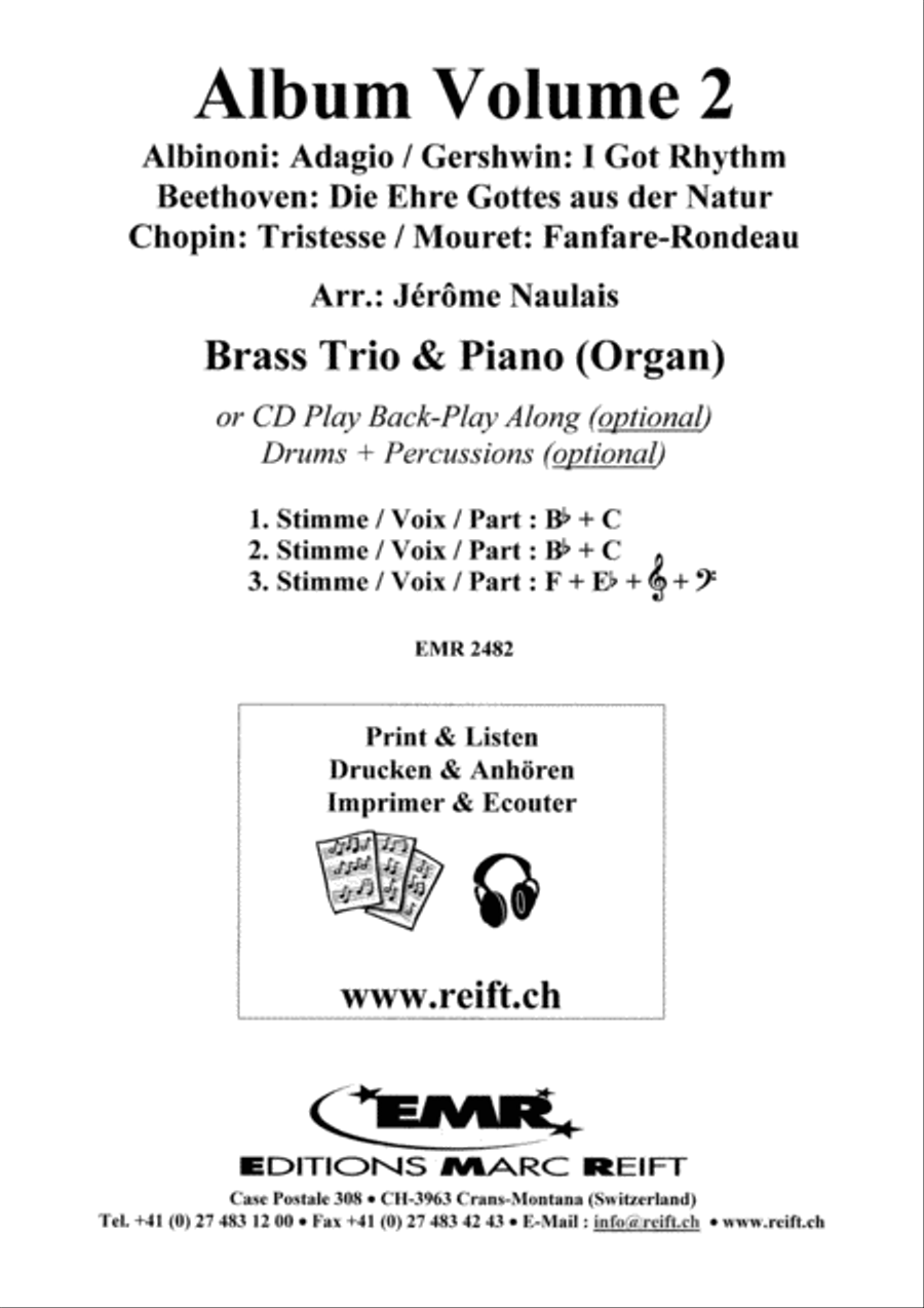 Album Volume 2 Brass Trio scores gallery preview page 2
