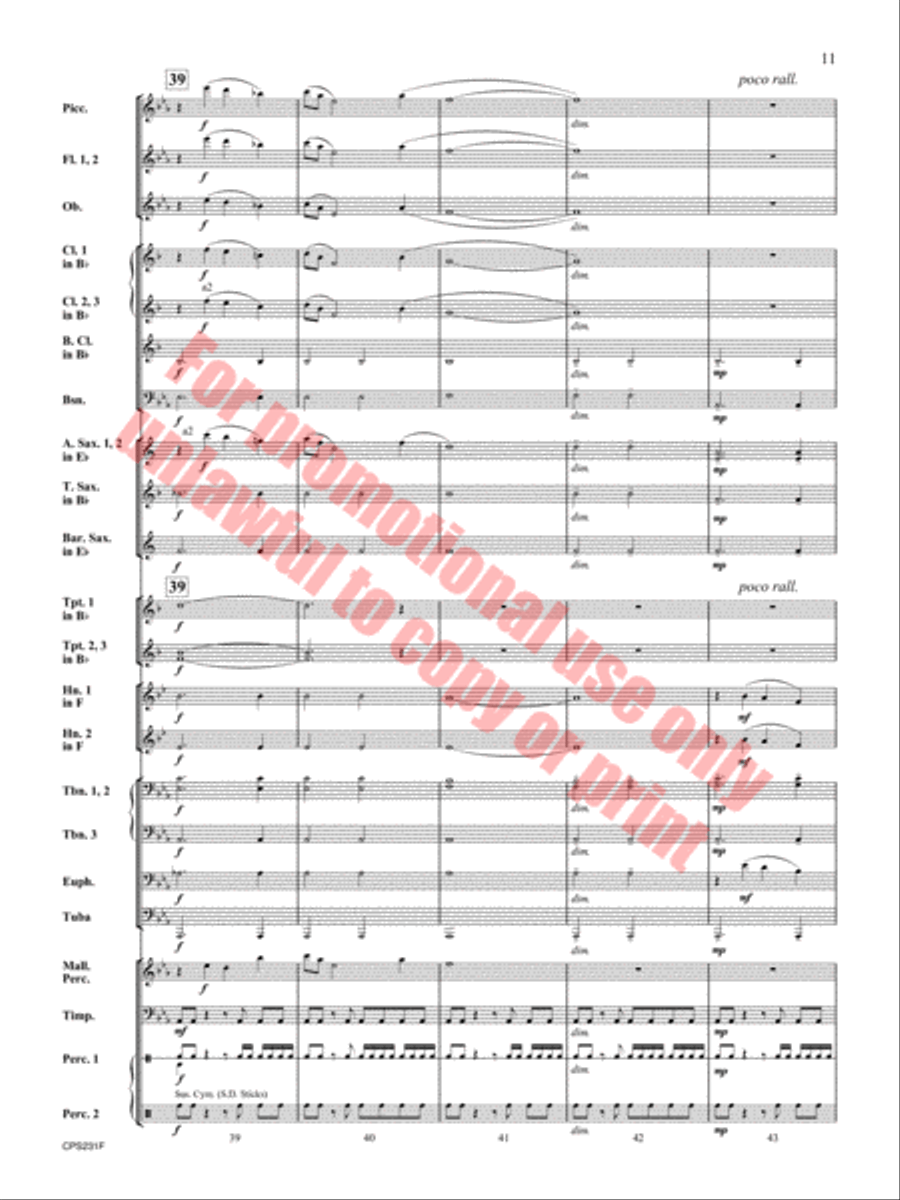 Better Angels Concert Band scores gallery preview page 12