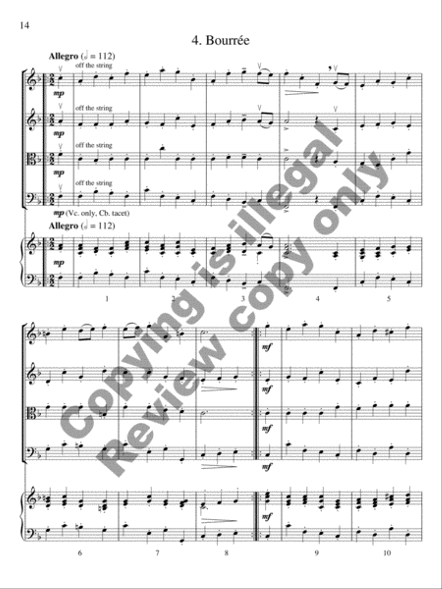 Handel Album: A Suite of Five Pieces String Orchestra scores gallery preview page 8