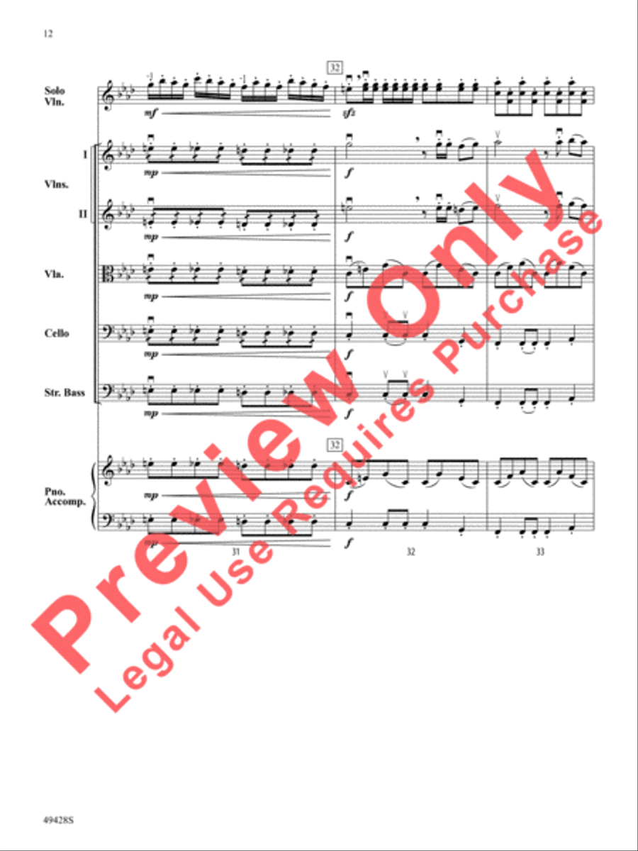 Vivaldi Rocks String Orchestra scores gallery preview page 13