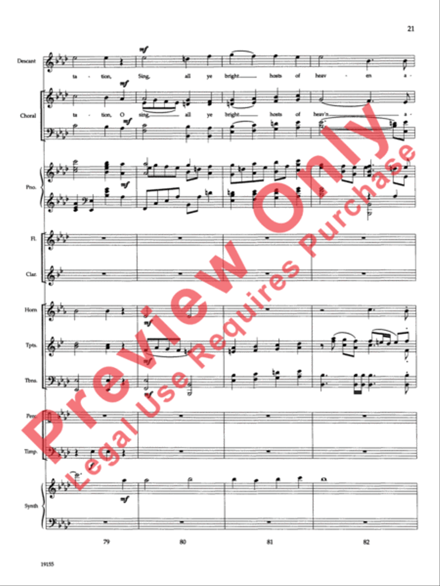 Sing Joy! Sing Joy! Choir scores gallery preview page 22