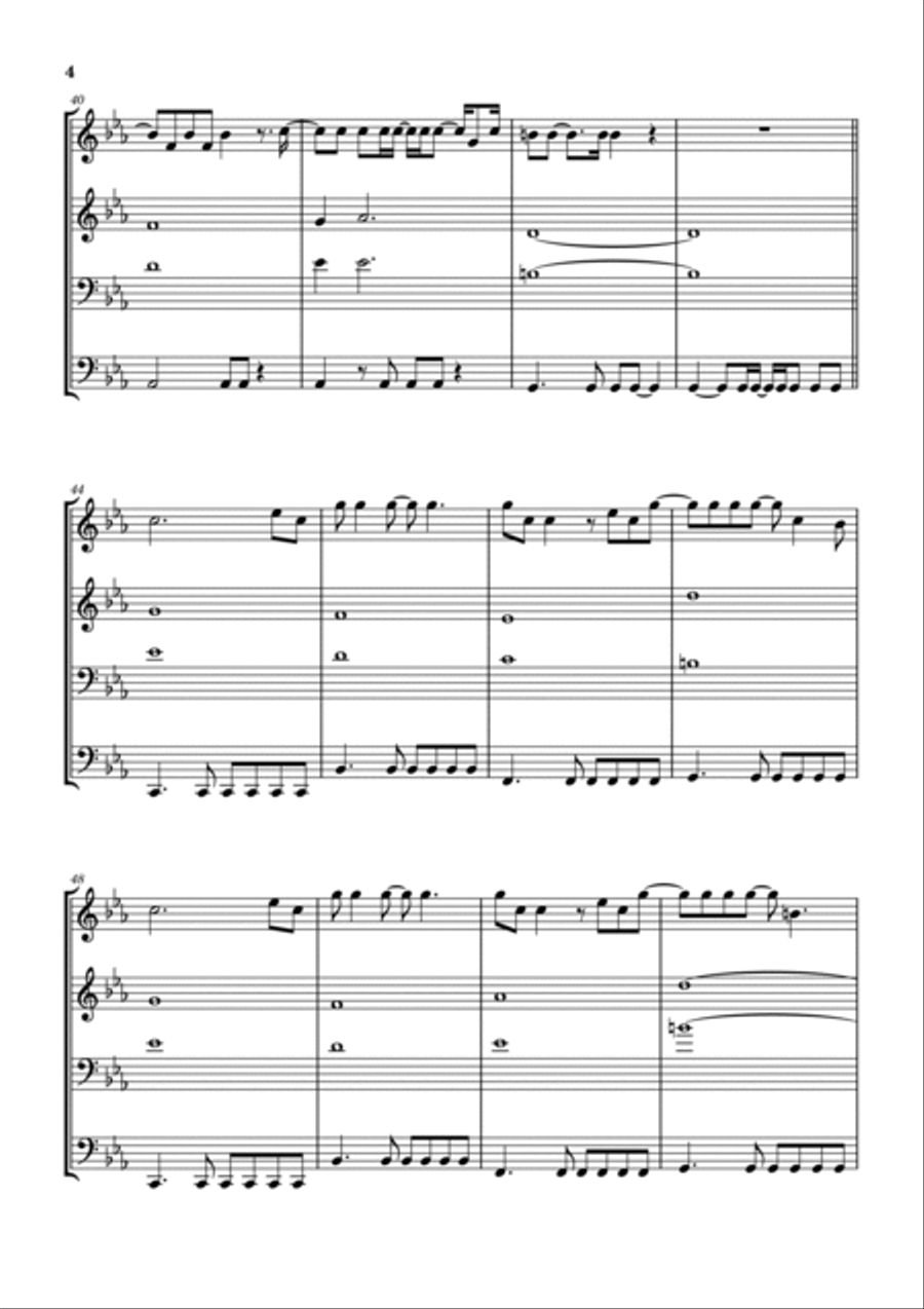 Opportunities (let's Make Lots Of Money) Brass Ensemble scores gallery preview page 5